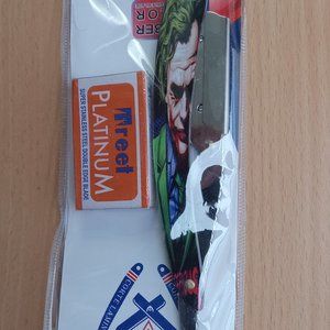 Joker Style Handle Throat Shaving Straight Razor With 10 Blades